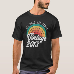 Vintage 2013 9th Birthday  Classic Retro 9 Years O T-Shirt