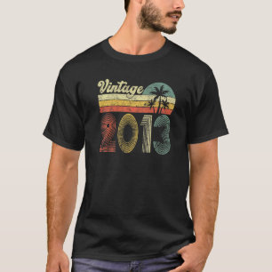 Vintage 2013 Made In 2013 9th Birthday 9 Year Old T-Shirt
