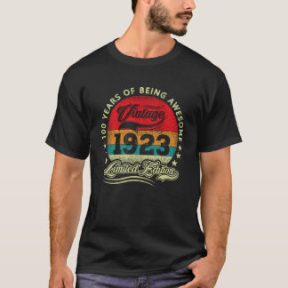 Vintage 2021 Limited Edition 2 Year Old 2Nd Birthd T-Shirt