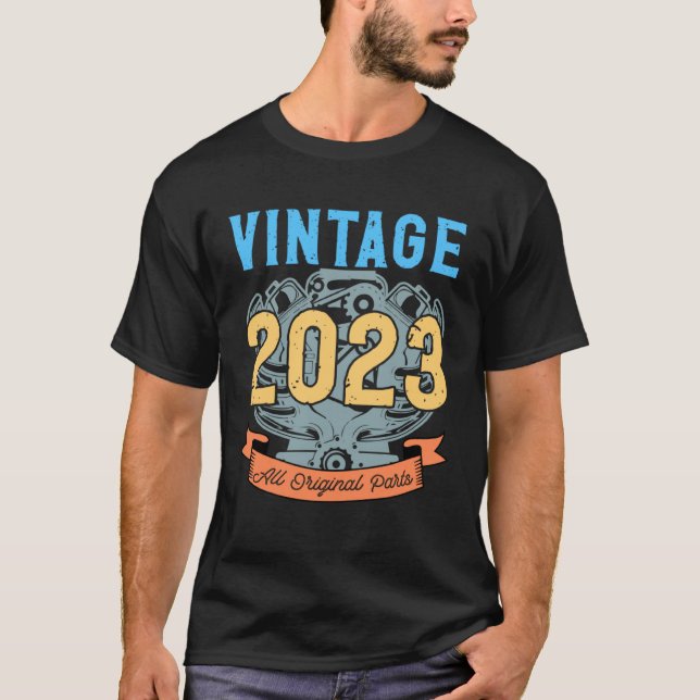 Vintage 2023 All Original Parts T-Shirt (Front)