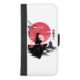 Vintage 2026 Samurai Japanese Warrior Legends iPhone 8/7 Plus Wallet Case
