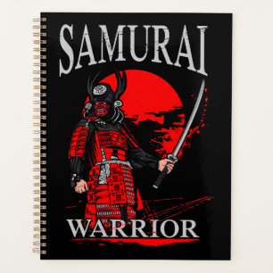 Vintage 2026 Samurai Japanese Warrior Legends Planner