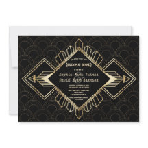Vintage 20s Gold Great Gatsby Rehearsal Dinner