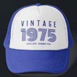 Vintage 20th 30th 40th 50th 60th Birthday Party Trucker Hat<br><div class="desc">Vintage 20th 30th 40th 50th 60th Birthday Party Trucker Hat</div>