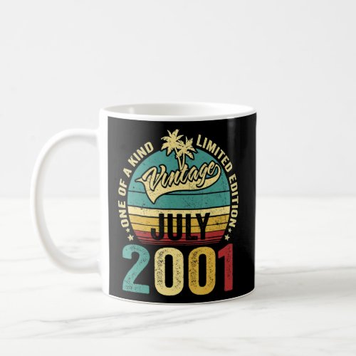 Vintage 21 Years Old July 2001 Decorations 21st Bi Coffee Mug