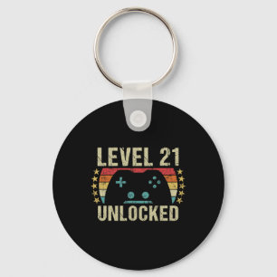 Vintage 21st Birthday Gift 21 Year Old Boy Girl Ga Keychain