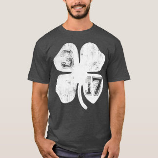 Vintage 317 St Patricks Day Shamrock T-Shirt