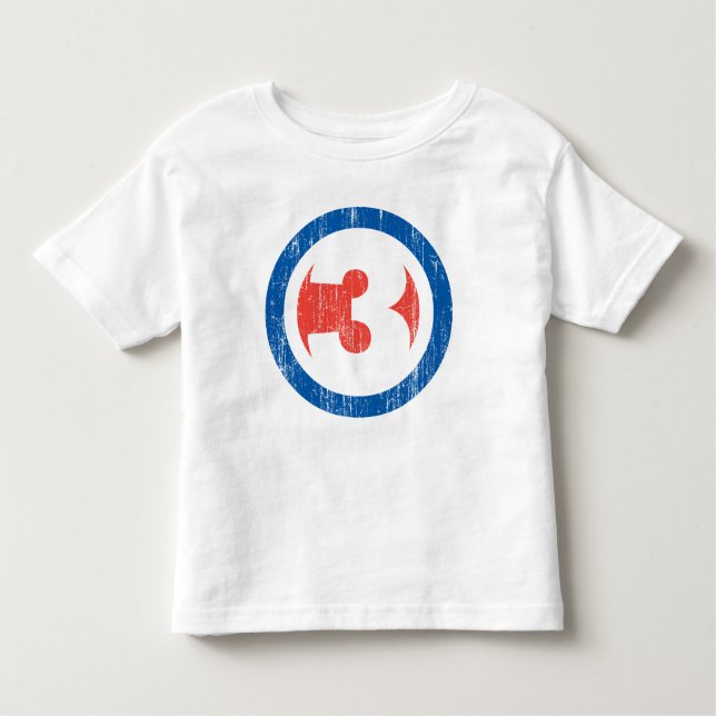 Vintage #3 toddler t-shirt (Front)