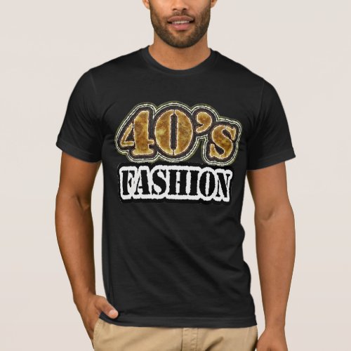 Vintage 40s Fashion _ T_Shirt