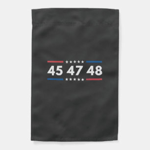 Vintage 45 47 48 Trump 2024 USA Flag President