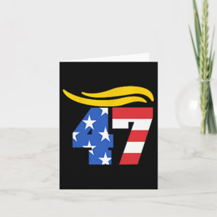 Vintage 47 Trump Hair Card