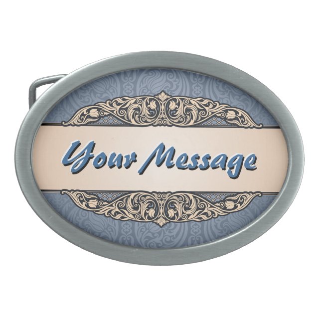 Vintage 4 Belt Buckle (Front)