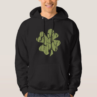 vintage 4 leaf clover  hoodie