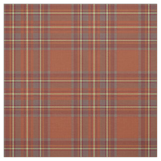 Vintage 4 Rust/teal/Aqua/yellow/white plaid Fabric