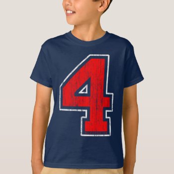 Vintage #4 T-shirt by DeluxeWear at Zazzle