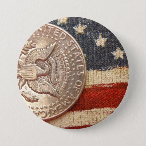 vintage 4th of july button
