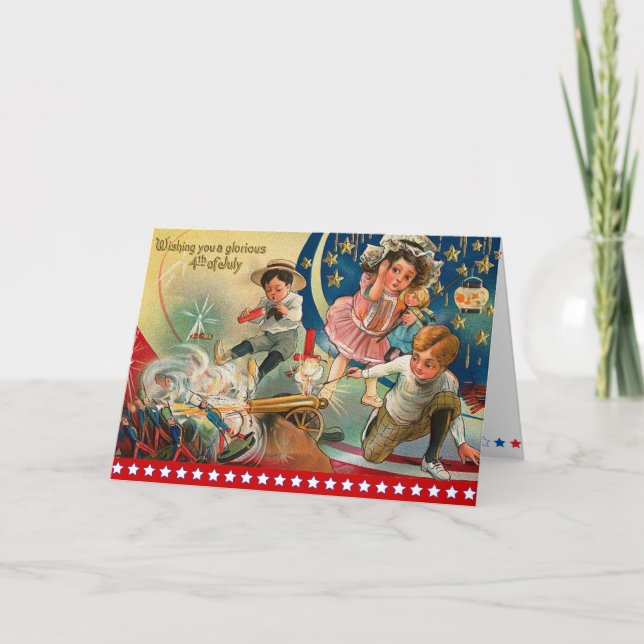 Vintage 4th of July Card (Front)
