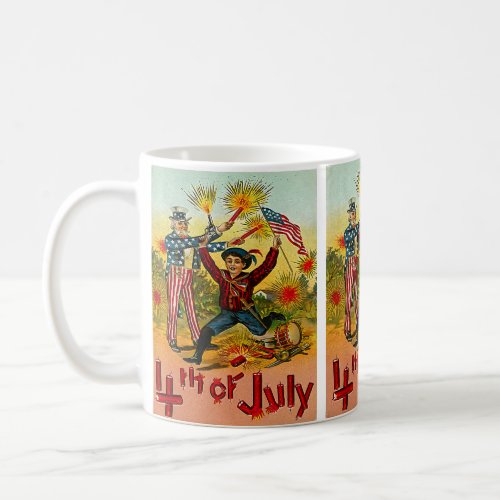 Vintage 4th of July Coffee Mug