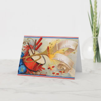Vintage 4th of July Greeting Card