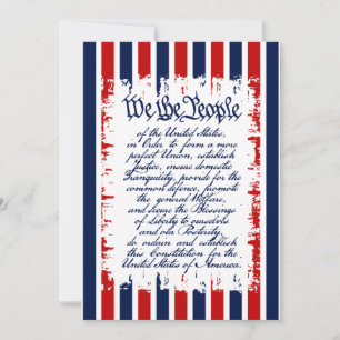 VIntage 4th of July Holiday Invitations -Patriotic