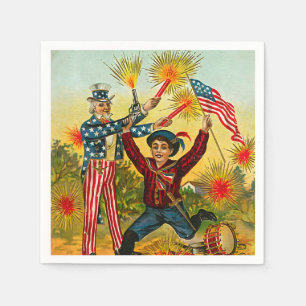 Vintage 4th of July Napkins