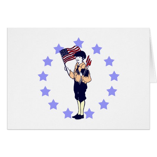 Vintage 4th of July Patriotic Art (Front Horizontal)