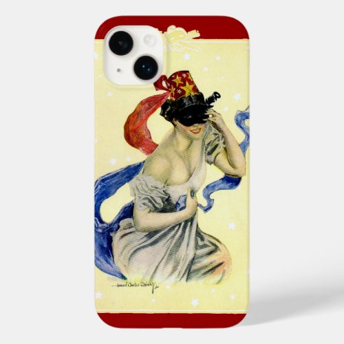 Vintage 4th of July Patriotic Masquerade Party Case_Mate iPhone 14 Plus Case
