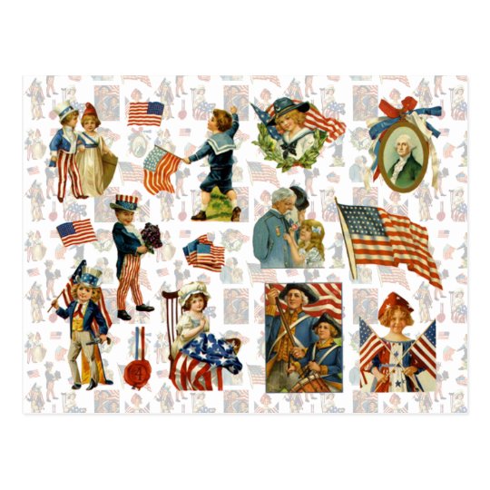 Vintage 4th of July Postcard
