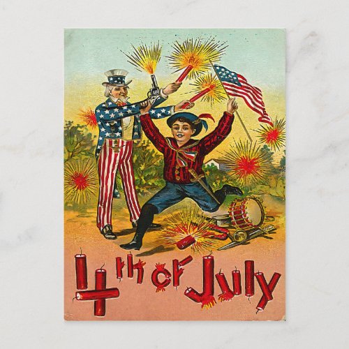 Vintage 4th of July Postcard