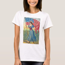 Vintage 4th of July Woman's Tee Shirt