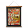 Vintage 50 Famous Native American Indian Chiefs Hanging Tapestry
