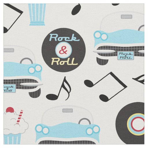 Vintage 50s Sock Hop Fabric