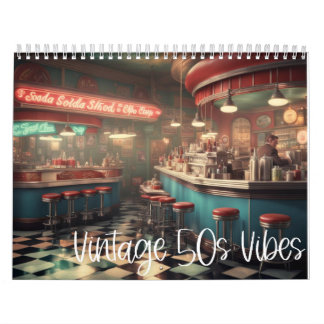 Vintage '50s Vibes  Calendar