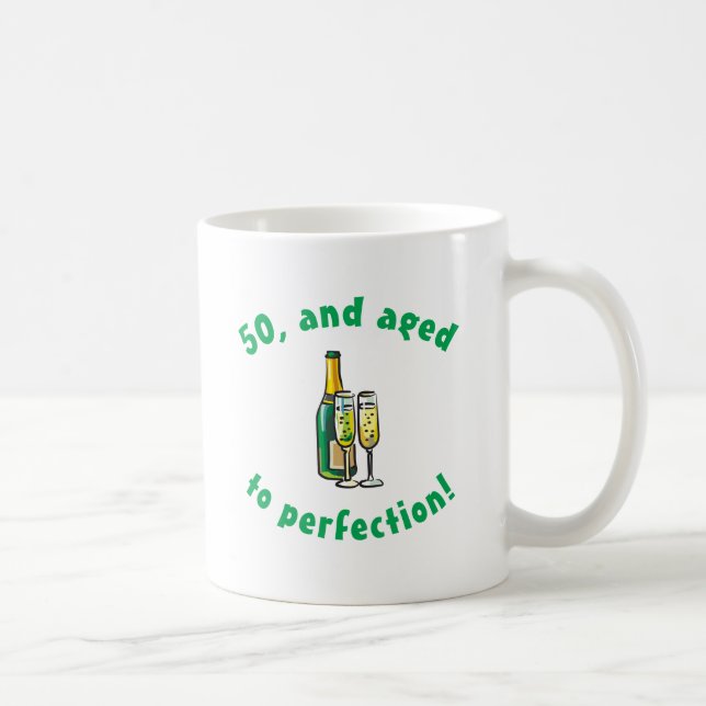 Vintage 50th Birthday Gift Coffee Mug (Right)