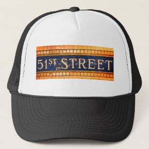 Vintage 51st Street, Manhattan, NYC Trucker Hat