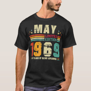 Vintage 53 Years Old Retro Birthday Awesome Since  T-Shirt