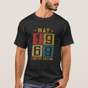 Vintage 53Rd Birthday May 1969 Born In 1969 53 Yrs T-Shirt