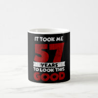 Vintage 57 Years Old Funny 57th Birthday Gift