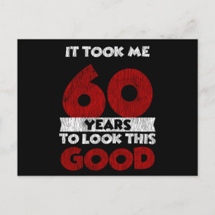 Vintage 60 Years Old Funny 60th Birthday Gift Postcard