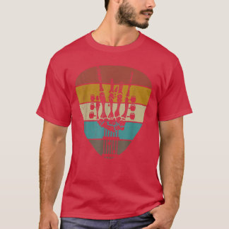 Vintage 60s 70s 80s Rock & Roll Skeleton Guitar Mu T-Shirt