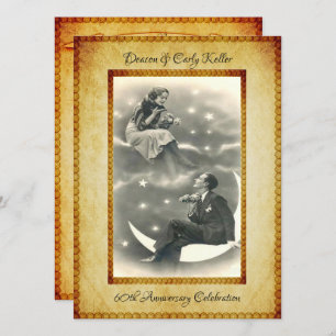 Vintage 60th Anniversary Celebration Invitation