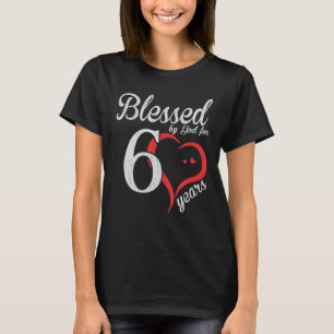 Vintage 60Th Birthday Blessed By God Happy T-Shirt