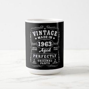 Vintage 60th Birthday Decorations Funny birthday Color Morph Mug