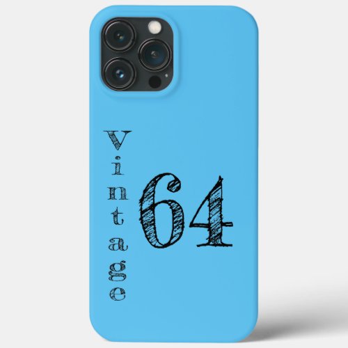 Vintage 64 iPhone 13 pro max case