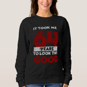 Vintage 64 Years Old Funny 64th Birthday Gift Sweatshirt