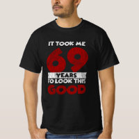 Vintage 69 Years Old Funny 69th Birthday Gift