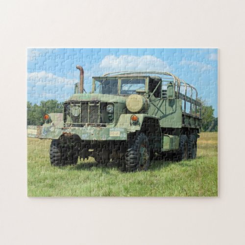 Vintage 6x6 5 Ton Military Truck Puzzle