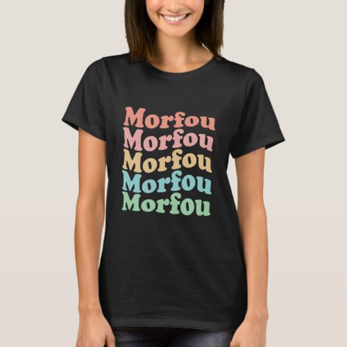 Vintage 70s Cyprus Hippie City _ Retro Morfou  T_Shirt