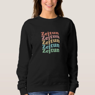 Vintage 70's Malta Hippie City - Retro Zejtun Sweatshirt