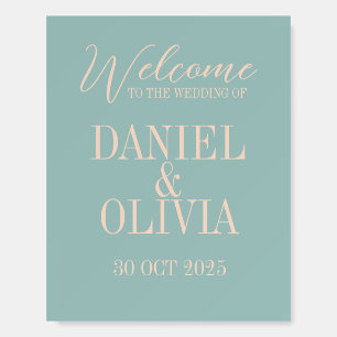 Vintage 70s Rainbow Wedding Signs